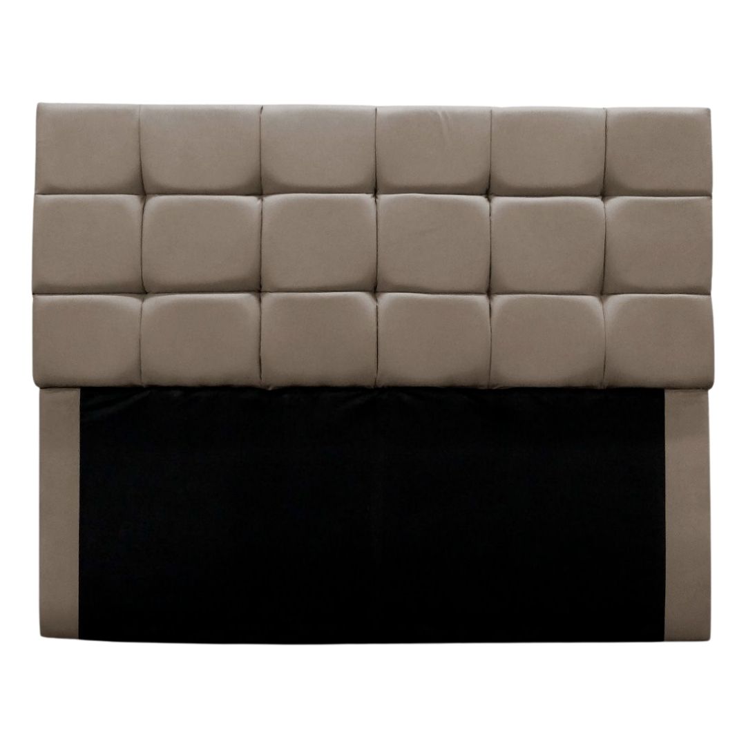 Cabeceira Estofada Cama Box Casal 140 Cm Clara Suede