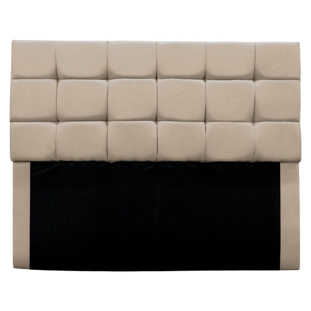 Cabeceira Estofada Cama Box Casal 140 Cm Clara Suede