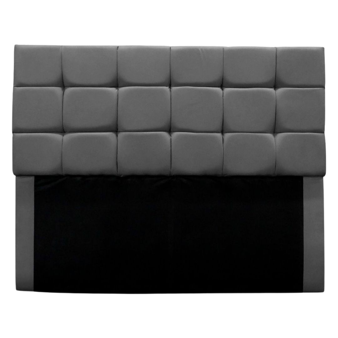 Cabeceira Estofada Cama Box Casal 140 Cm Clara Suede