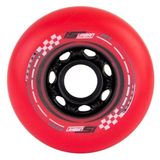 Roda Para Patins 80mm Is Cor Vermelho (jg C 4)