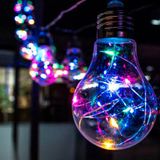 Fio De Fada Com 10 Lampadas De Led Pisca Usb E Pilha Colorido