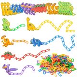 Card C-clips Hooks, Elos De Corrente De Plástico Para Brinquedos Sensoriais