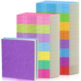 Notebooks Thenshop Mini 10,4 X 10,6 Cm, 24 Folhas, Pacote Com 150