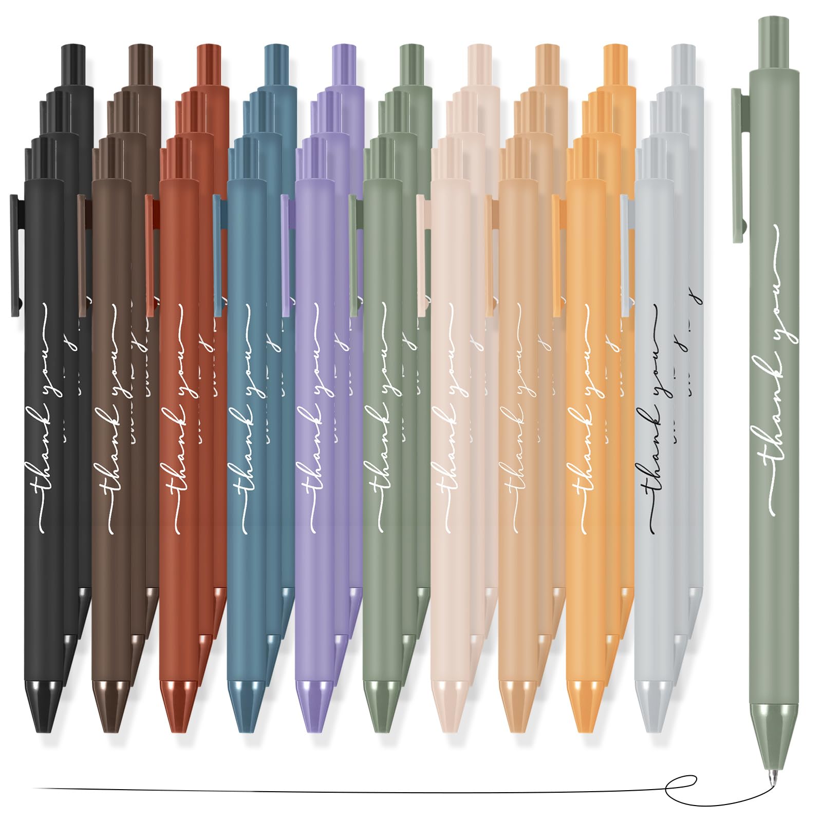 Caneta Dispowreath Thank You Bulk Cute Multicolor X30