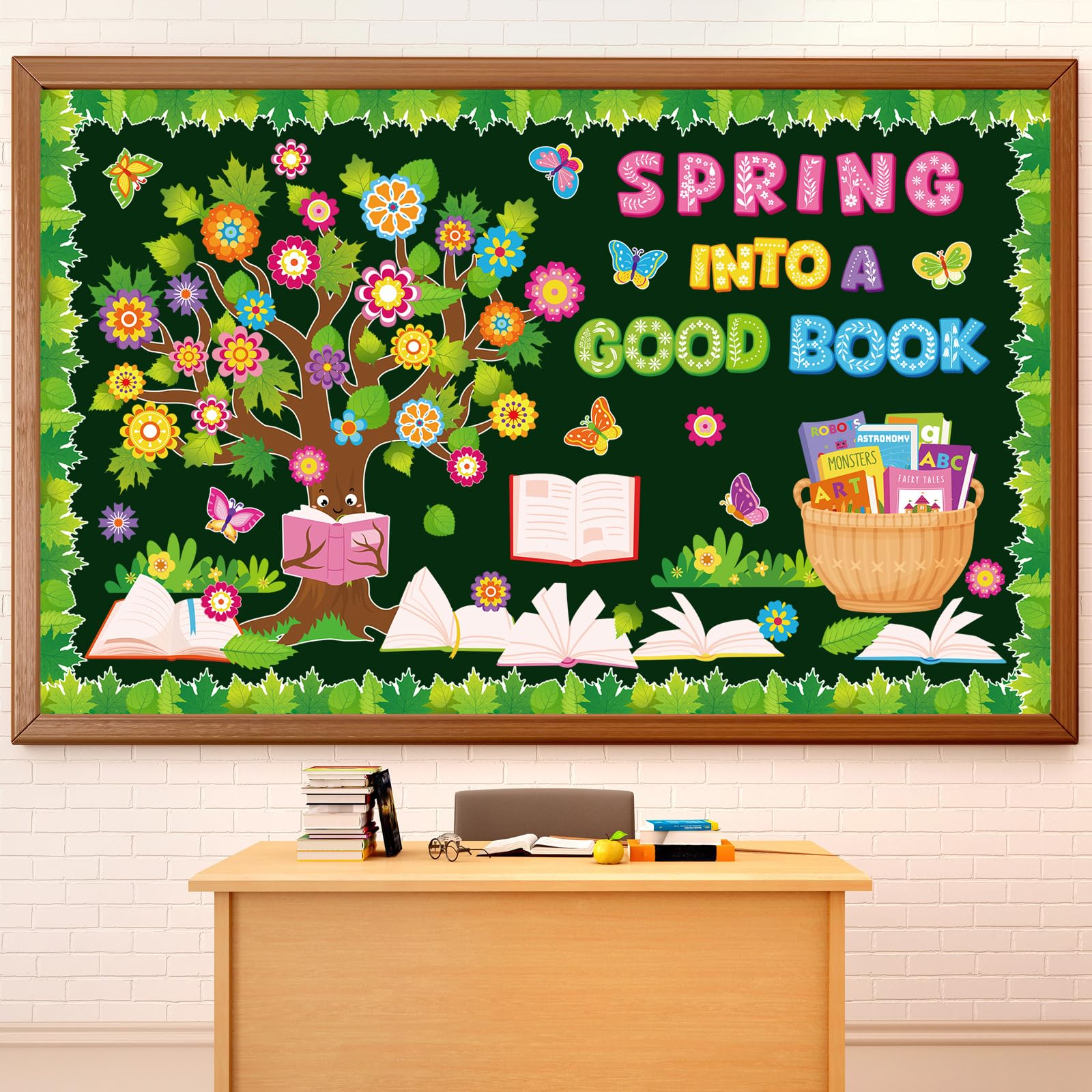 Conjunto De Decorações De Sala De Aula Epakh Reading Bulletin Board