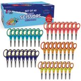 Pacote Econômico Scissors Idiy Kid&#39;s Class Com 40 Unidades — 5 Alças Macias