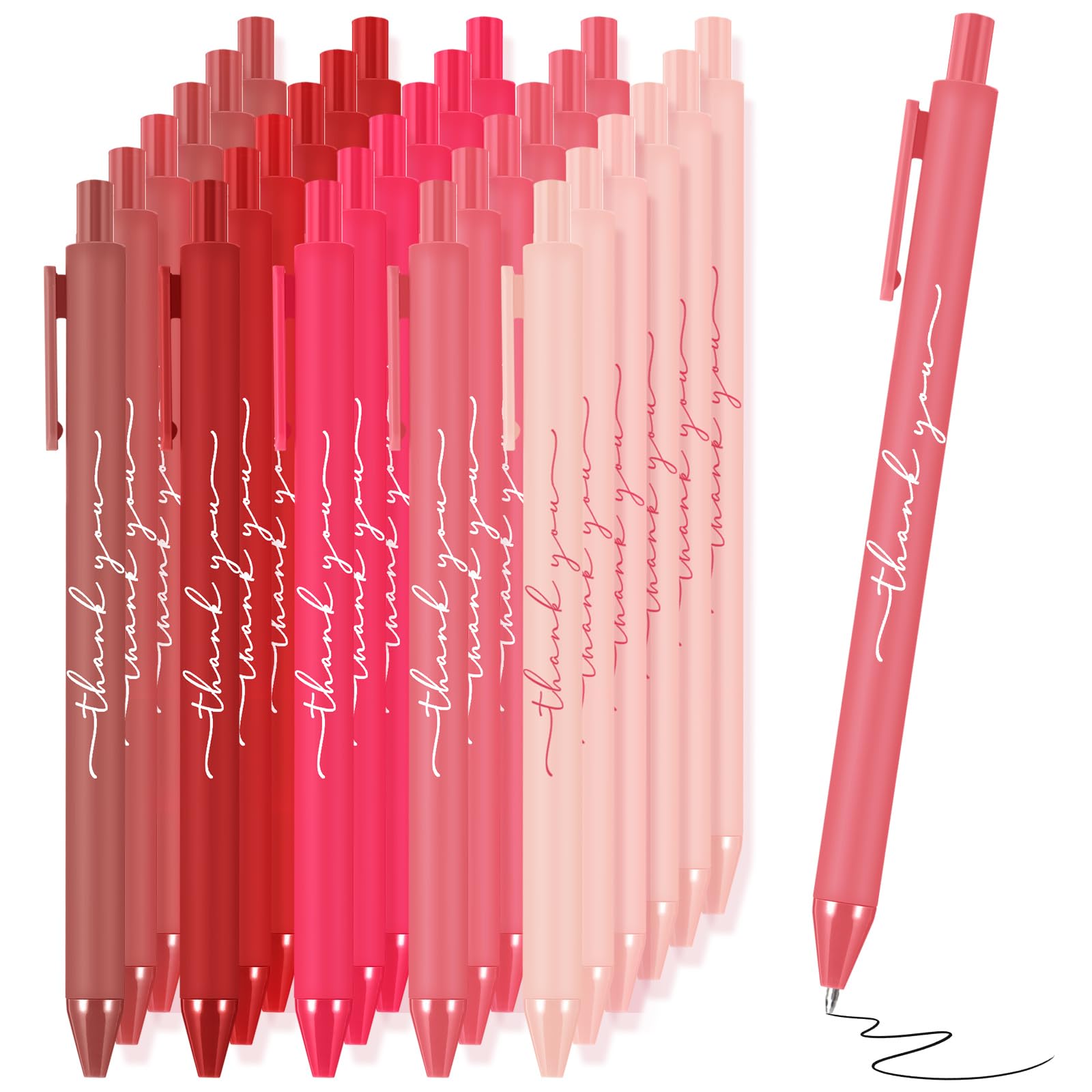 Caneta Dispowreath Thank You Bulk Cute Multicolor X30