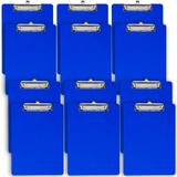 Pacote De Plástico Clipboard Office Solutions Direct Blue Com 12