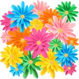 Decorações De Flores De Papel Motimind 18 Unidades Para Bricolage Na Parede