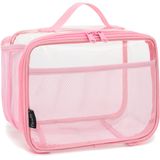Lancheira, Bolsa Macia Isolada Flowfly Para Crianças, Rosa Transparente