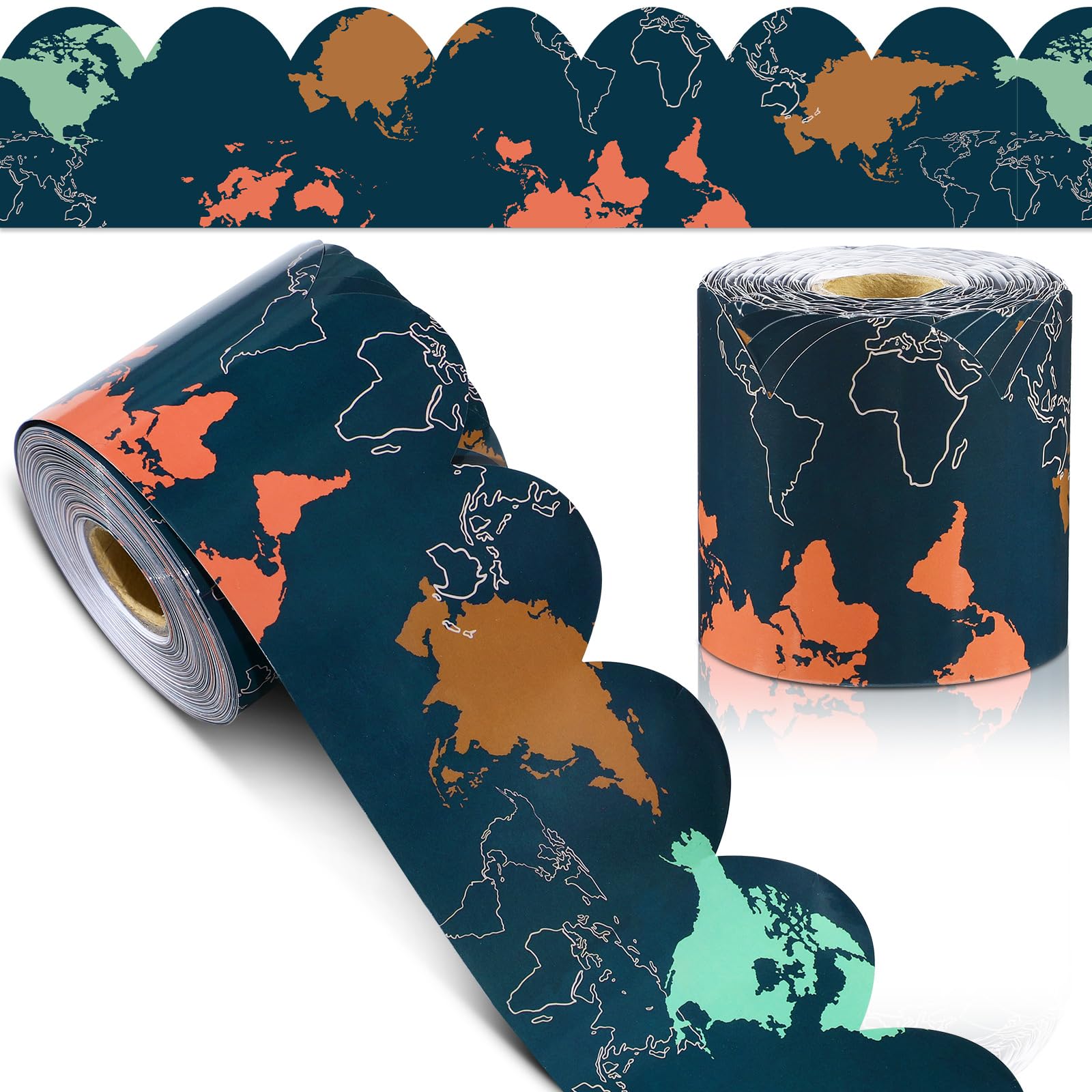 Bulletin Board Border Saypacck Mapa De Viagem 21 M X 7,6 Cm