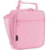 Lancheira Flowfly Kids Isolated Soft Saco Rosa 24x10x25 Cm