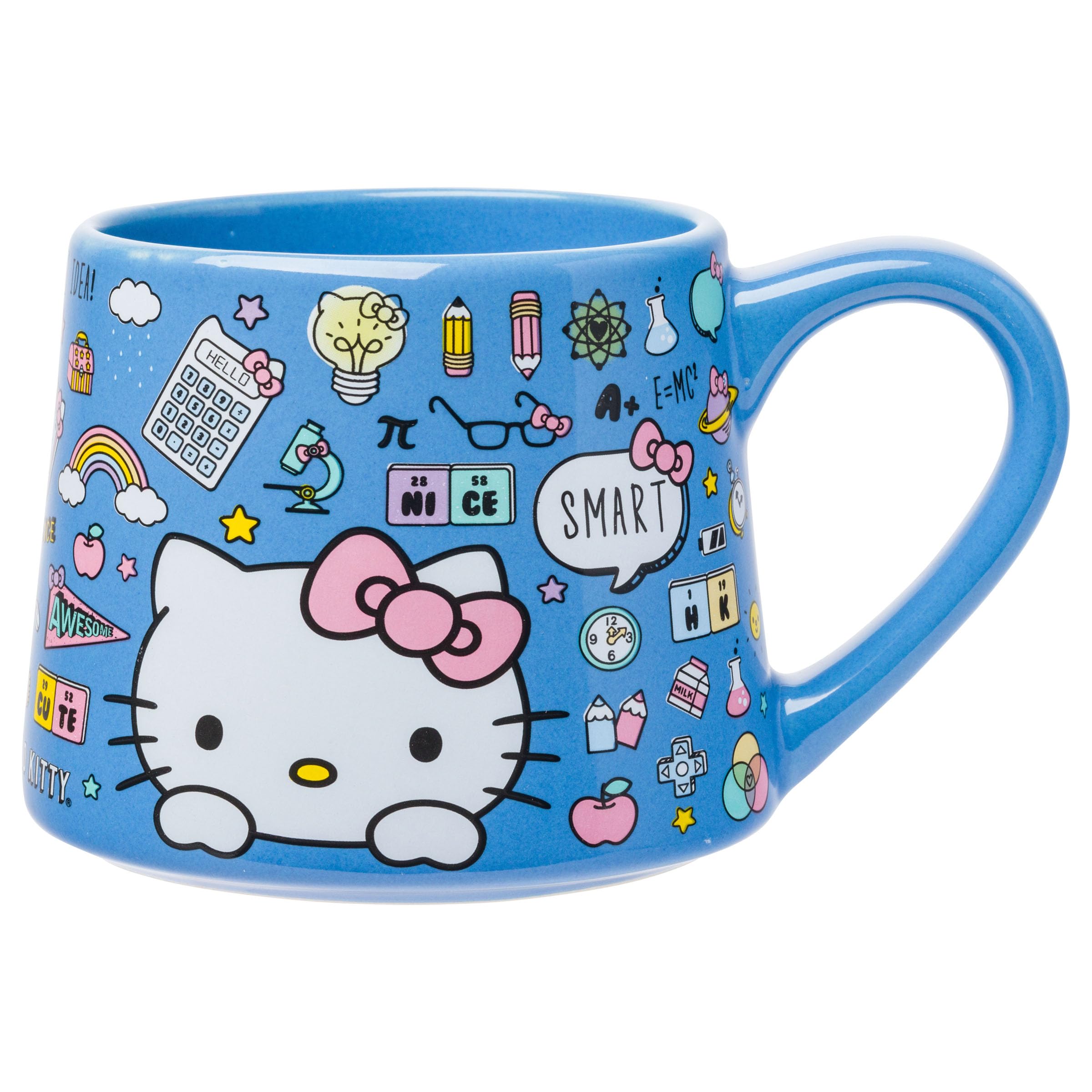 Caneca Silver Buffalo Sanrio Hello Kitty Back To School 400ml
