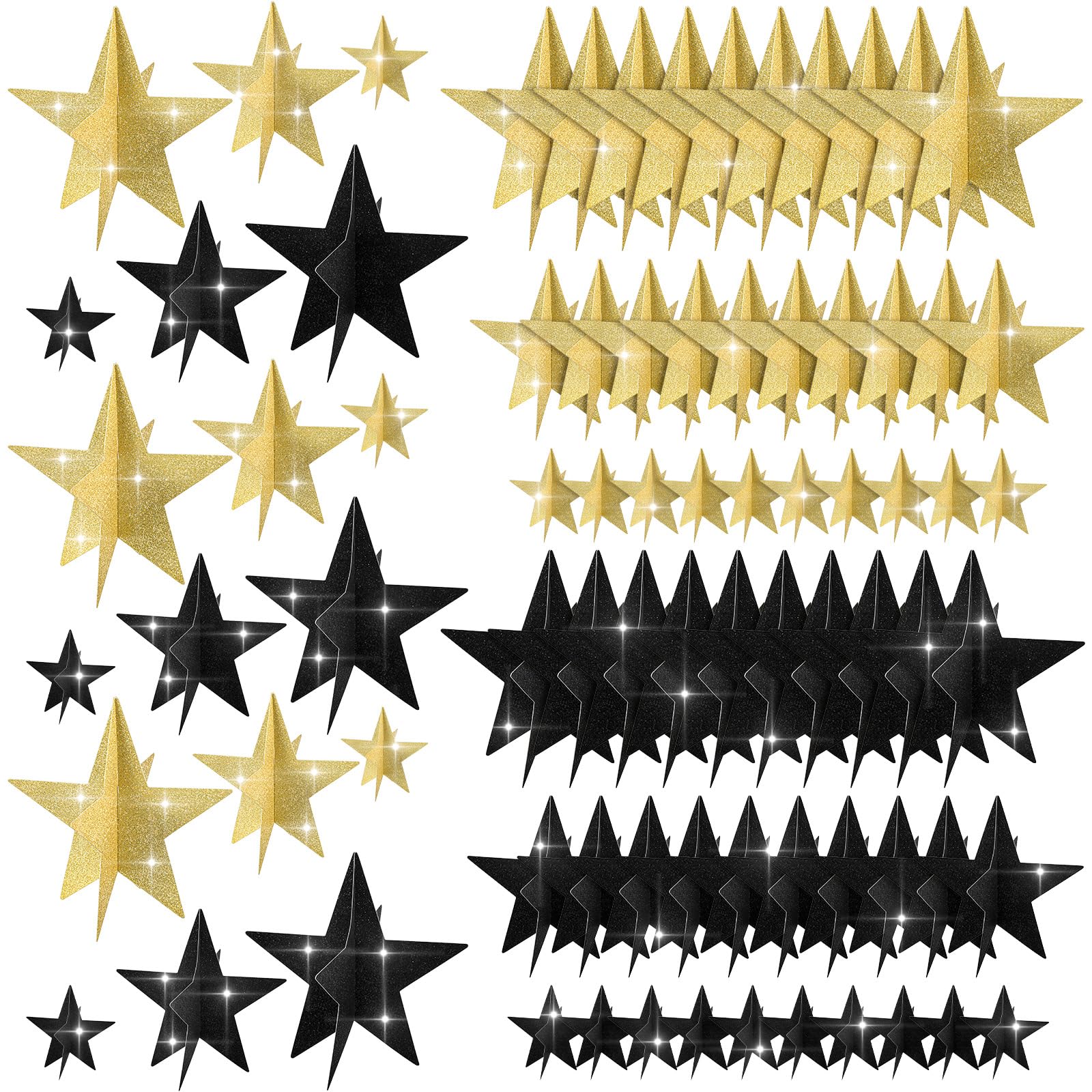 Peças Centrais Star Sinload 45 Unidades De Decorações 3d Star
