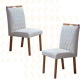 Cadeiras Para Mesa De Jantar Estofada - Apolo - Art Salas