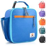 Lancheira Cactour Kids Isolada Térmica Reutilizável Azul
