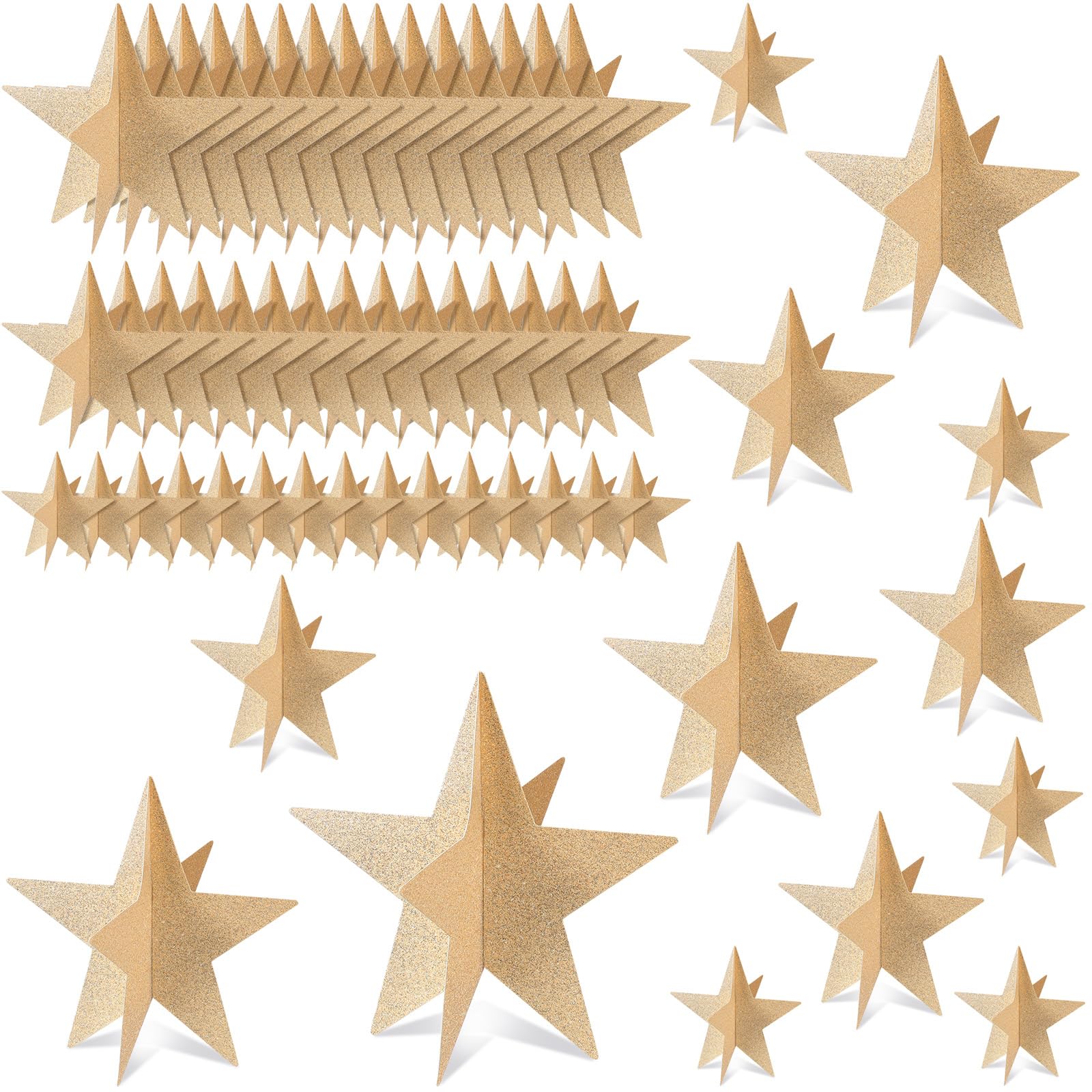 Peças Centrais Star Sinload 45 Unidades De Decorações 3d Star