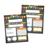 Sinal Escolar Hadley Designs, 10 Adereços Infantis 8x10 De Dupla Face