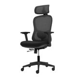 Cadeira Ergonômica Nr 17 Presidente Prime Encosto Mesh Apoio De Cabeça E Braços Ajustáveis Preta