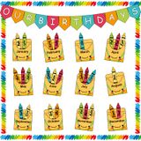 Conjunto De Quadros De Avisos De Aniversário De Sala De Aula Vabamna Com 85 Peças