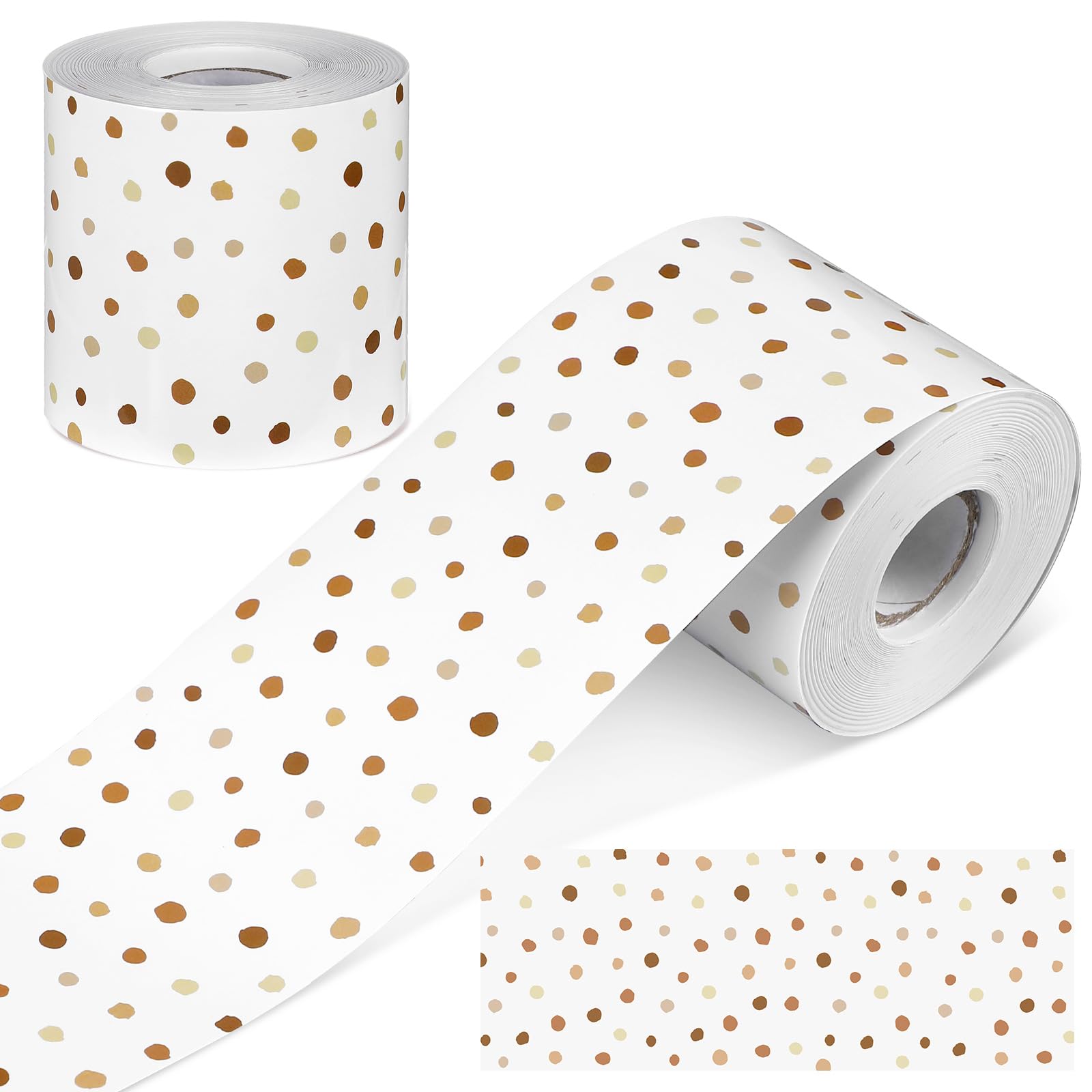 Bulletin Board Borders Zonon Black White Polka Dots 65 Pés