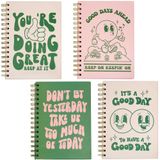 Notebooks Thinkable A5, Capa Dura, Pacote Com 4, College Ruled
