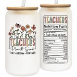 Presente De Agradecimento Ao Professor, Lata De Vidro Tumshanip De 470 Ml Com Tampa