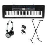 Kit Teclado A. Casio Ctk-2550k2-br 61+ F. Akg 414p + Sup. X