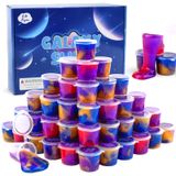 Pacote Slime Kit Cioaiwae Galaxy 40 Para Crianças Com Caixa De Presente