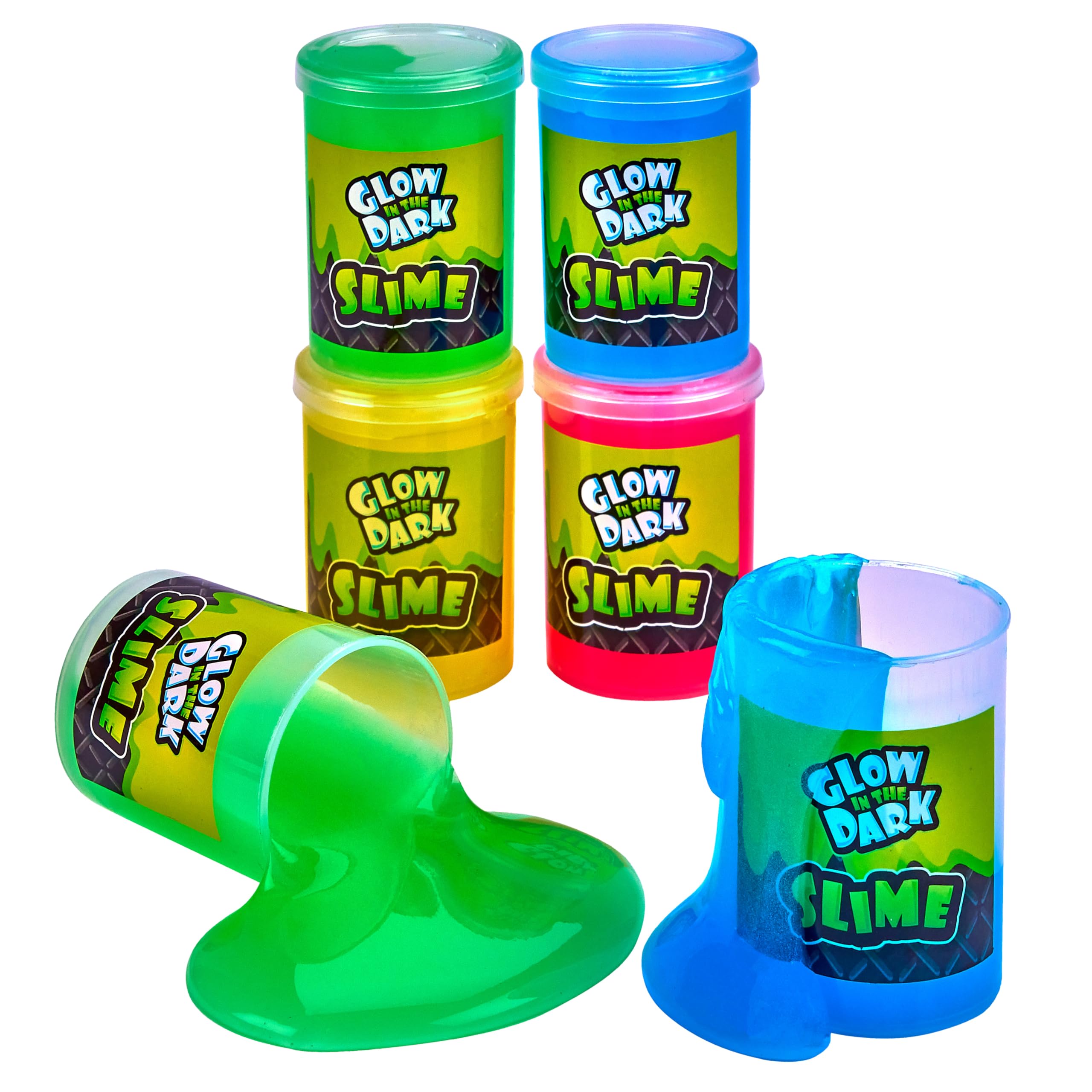 Glow In The Dark Slime Playbees, Pacote Com 6, Bulk Ninja Turtle
