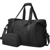 Mochila De Viagem Capolo Expansível Impermeável Weekender Preta
