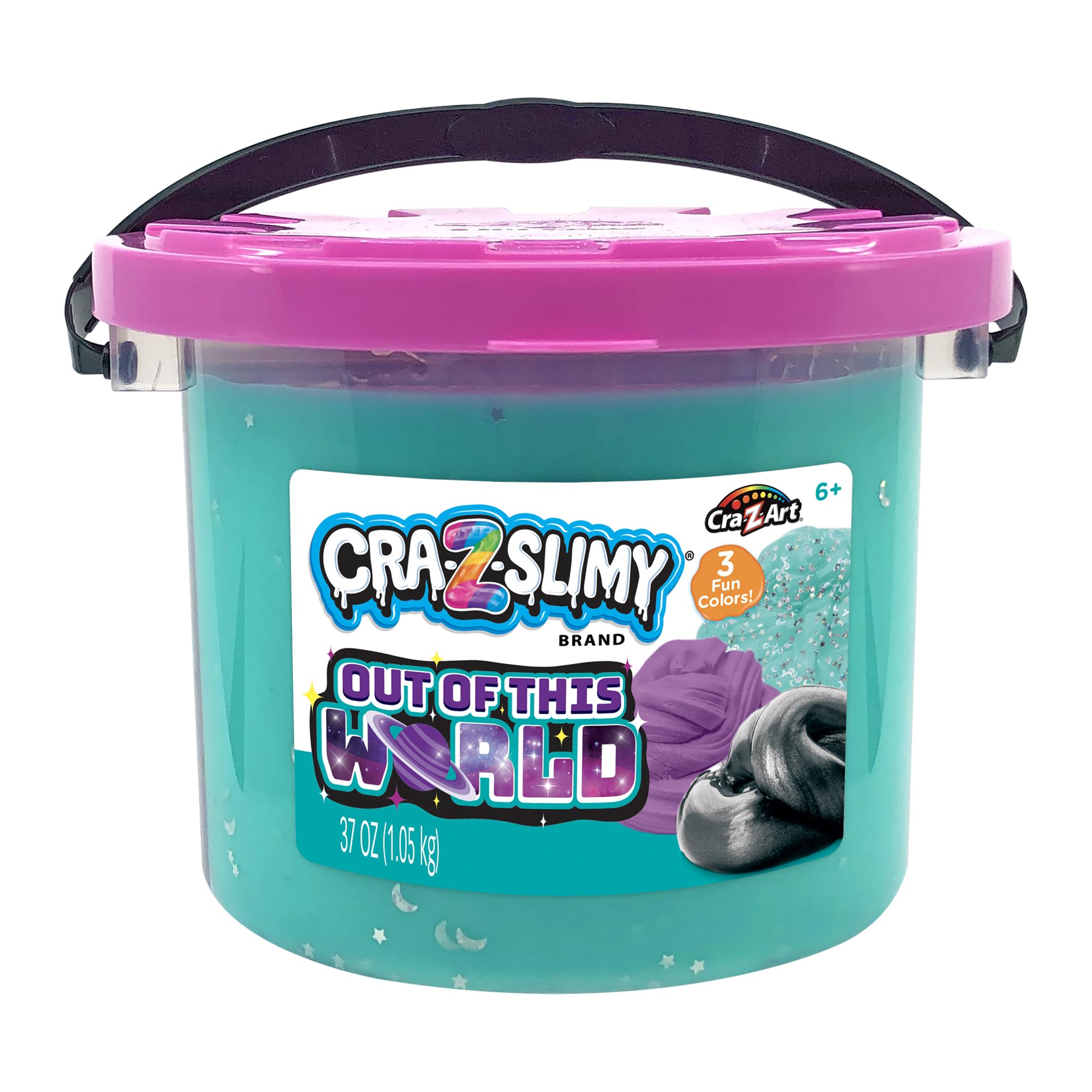 Balde De 1,1 L Slime Cra-z-art Cra-z-slimy Out Of This World