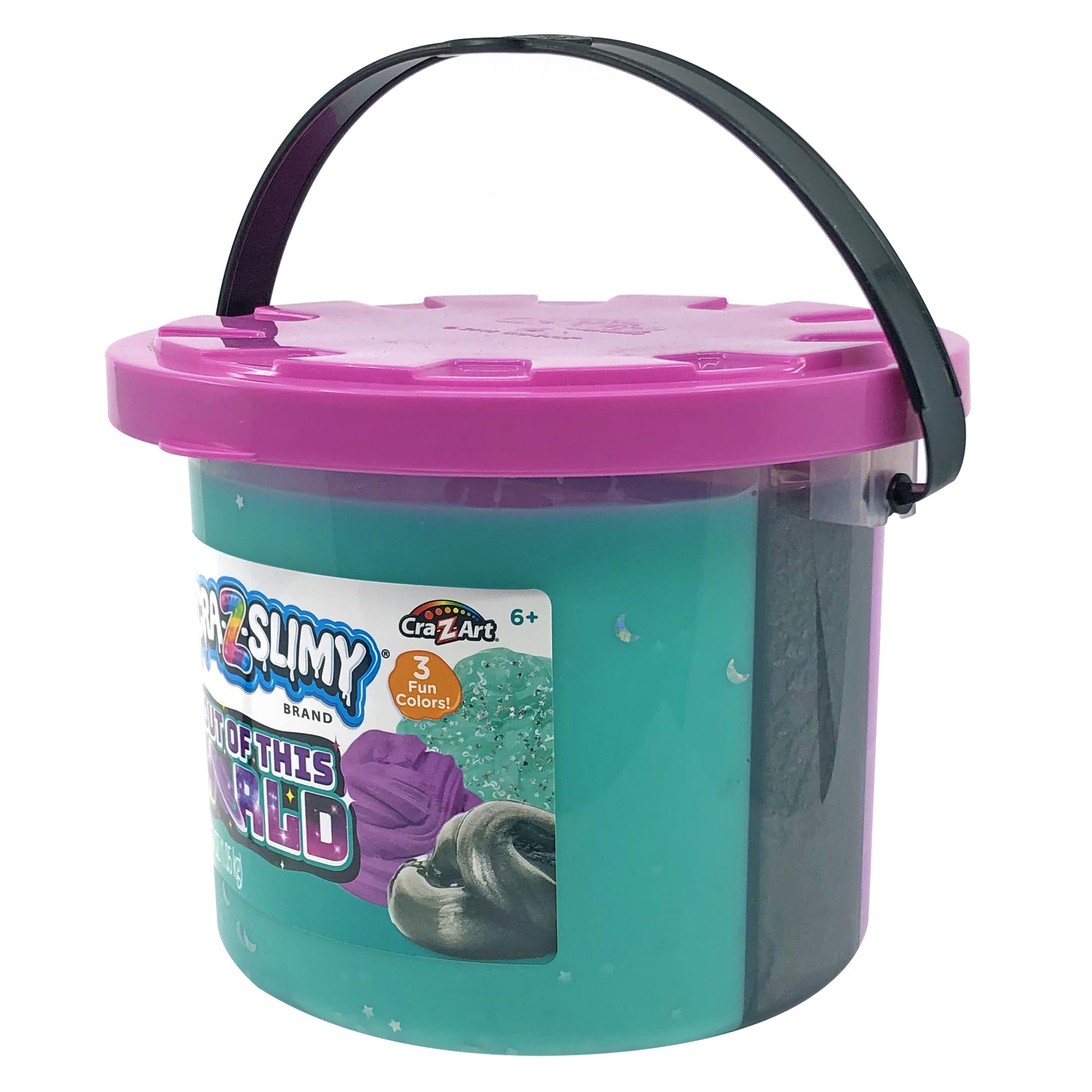 Balde De 1,1 L Slime Cra-z-art Cra-z-slimy Out Of This World