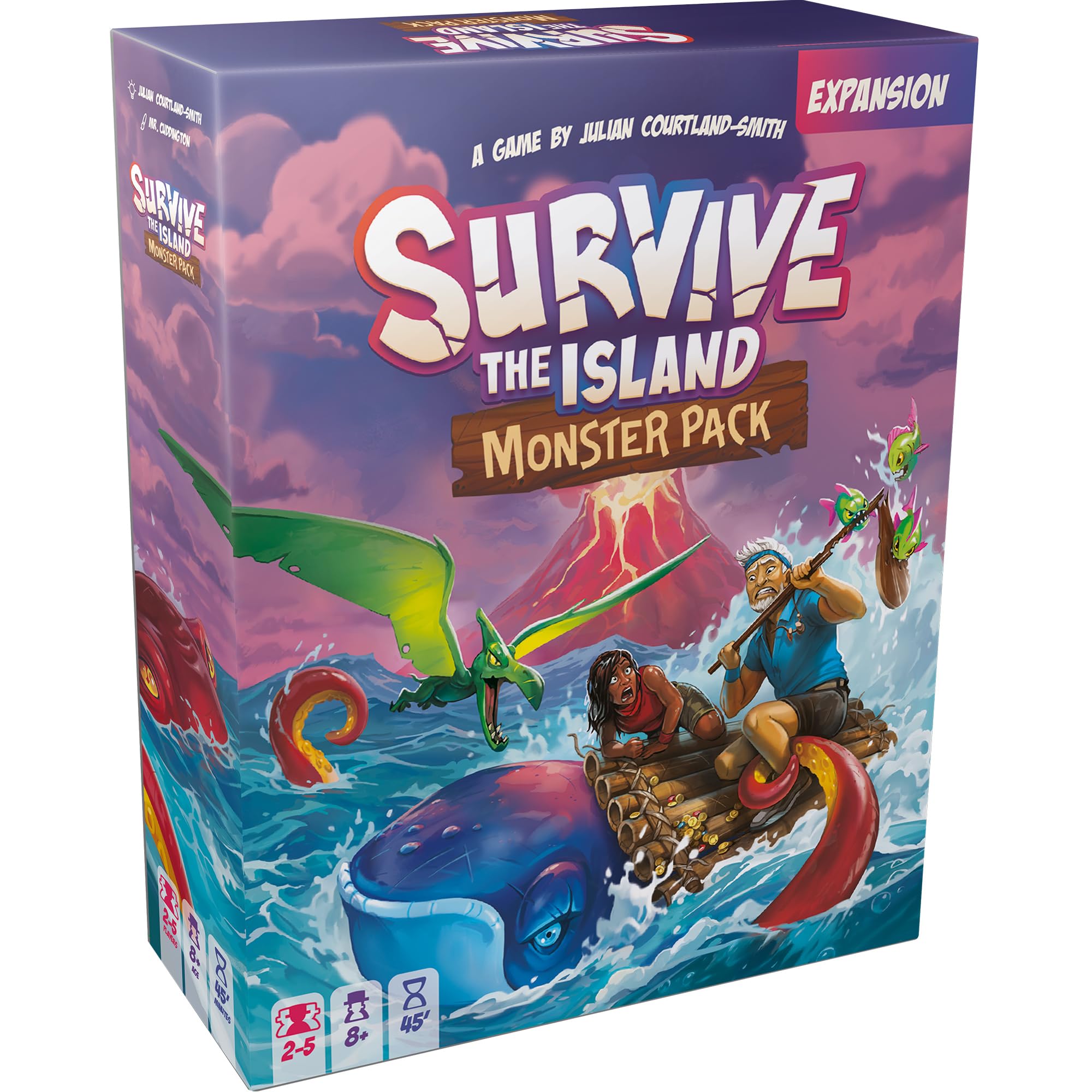 Expansão Do Jogo De Tabuleiro Survive The Island Monster Pack