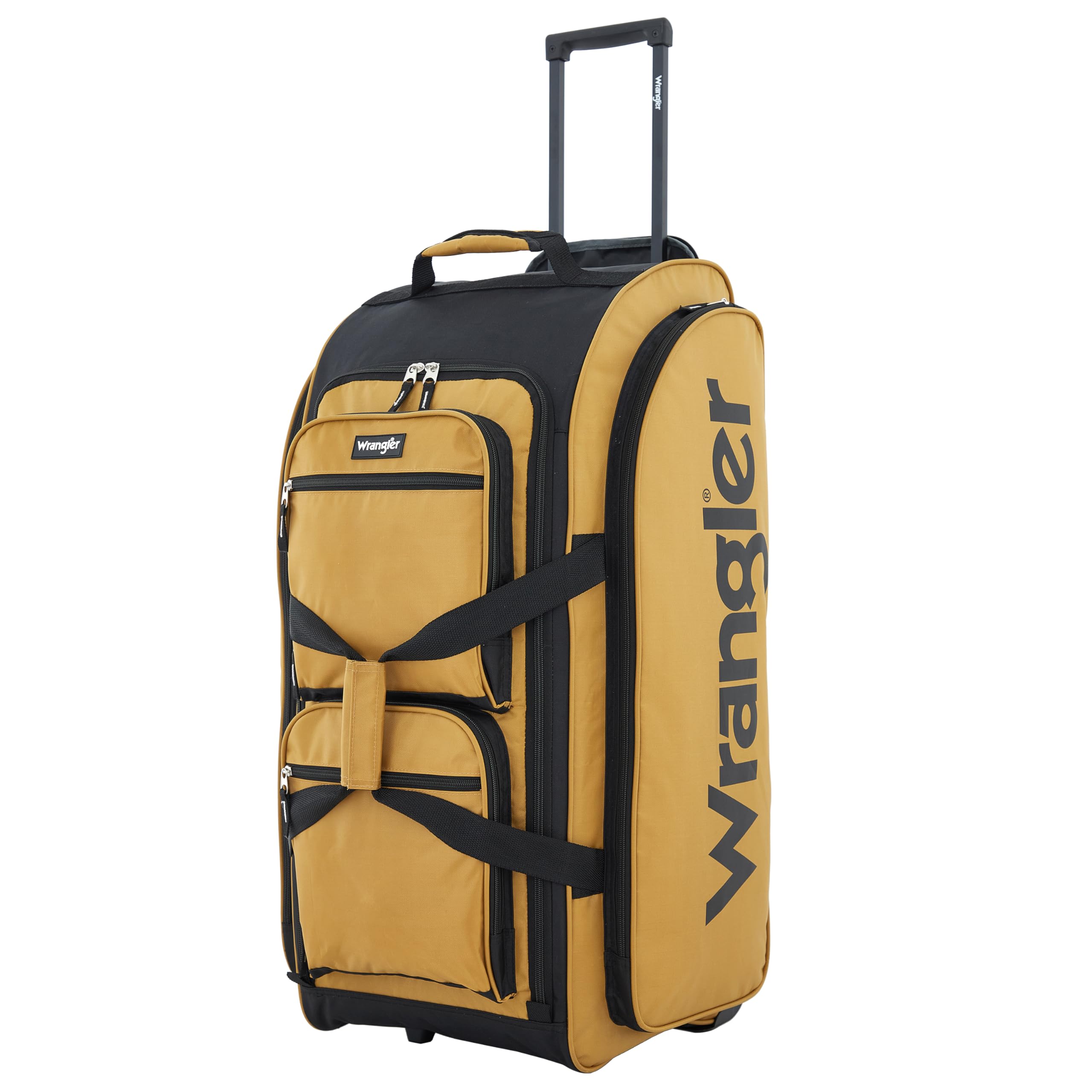 Mochila Wrangler Wesley Ambergold 76 Cm Nylon Rolling