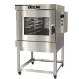 Forno Turbo Elétrico Venâncio Ciclone 5 Esteiras Interior E Exterior Inox Monofásico 220v Ftce5