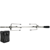 Espeto Elétrico Flex Giratório Gira Grill Para Churrasqueira 6 Queimadores