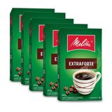Café Moído Melitta Extra Forte A Vácuo Kit 5 Pacotes De 500g