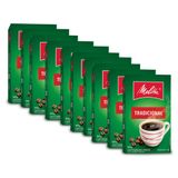 Café Moído Melitta Tradicional À Vacuo Kit 10 Caixas De 500g