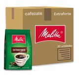 Café Moído Extra Forte Melitta Kit 20 Pacotes 250g