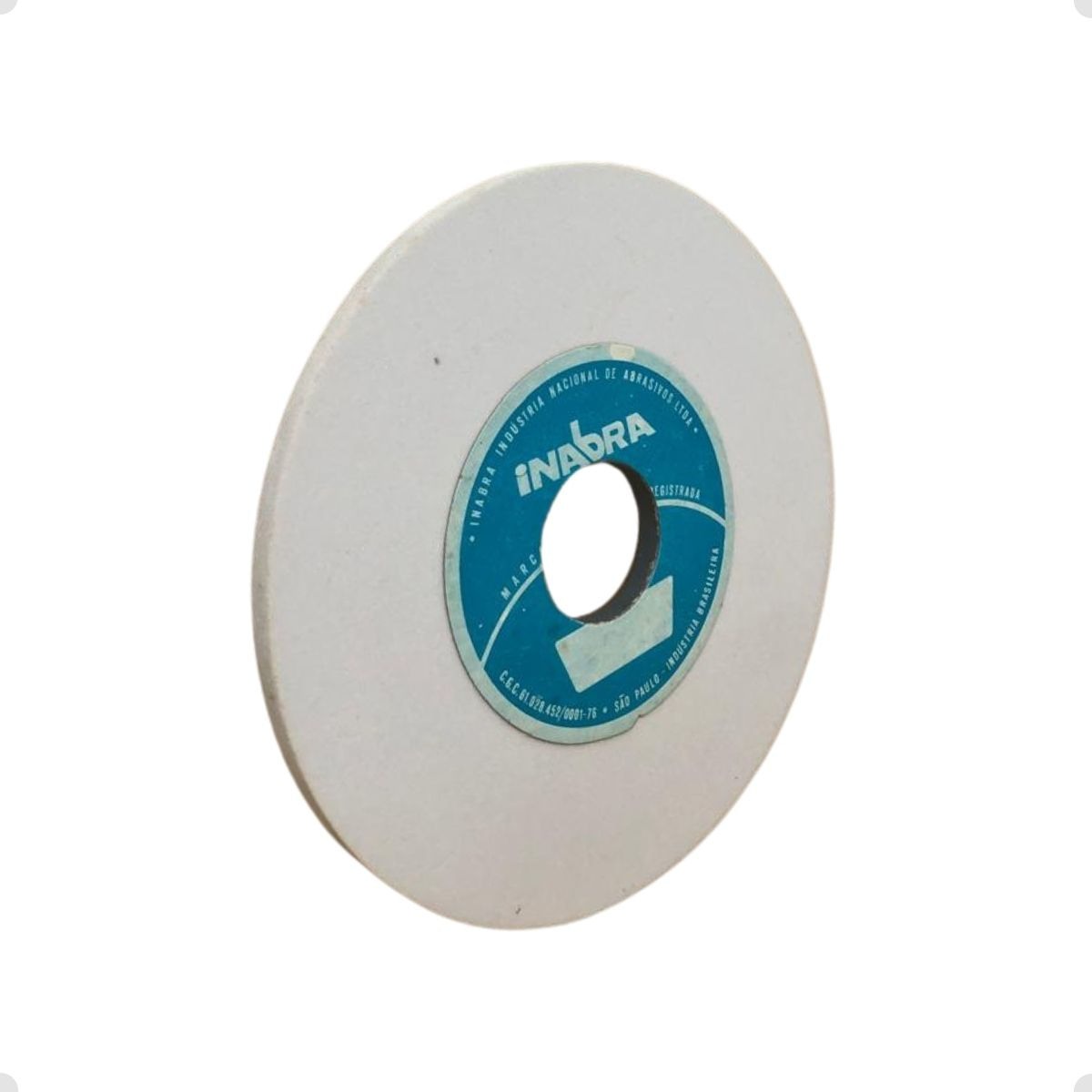 Rebolo Reto De 6 Polegadas X 4 Mm Para Afiação Grão Branco