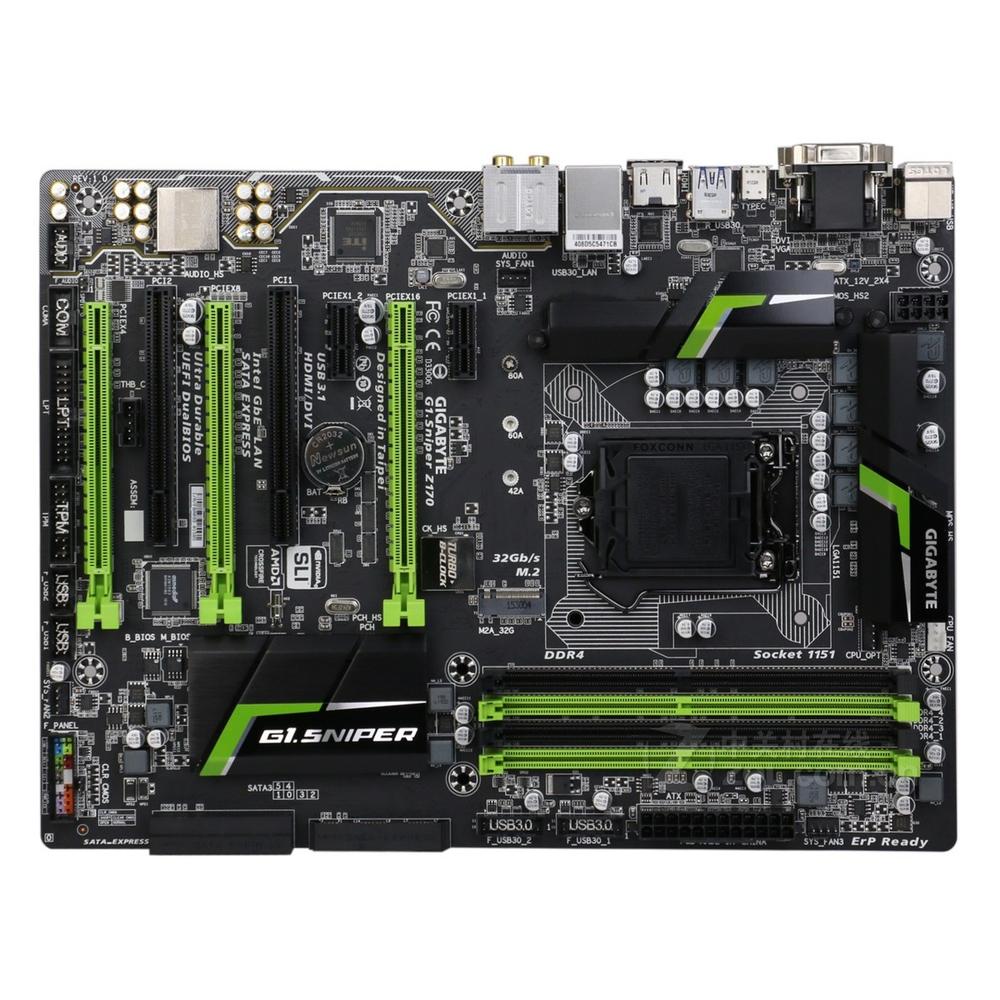 Placa-mãe Gigabyte G1.sniper Z170 (rev.1.0) Lga 1151 Ddr4