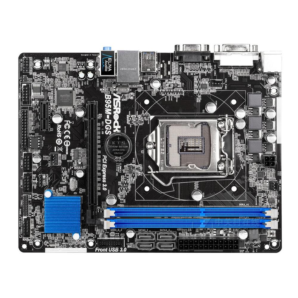 Placa-mãe Asrock B95m-dgs Lga 1150 Intel B85 Ddr3 Micro Atx