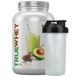 Whey Creme De Abacate Com Nibs De Cacau 837g + Coqueteleira