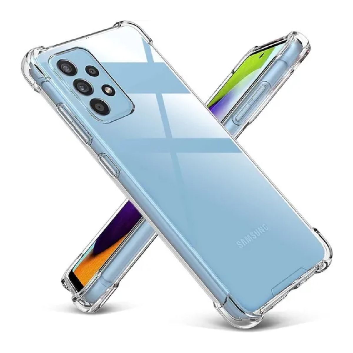 Capinha Silicone Antichoque Transparente Compatível Com Samsung A53 5g