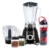Kit Oster New Osterizer Liquidificador E Acessórios Black 220v