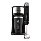 Kit Black Cadence - Cafeteira To Go E Mixer Inox 220v