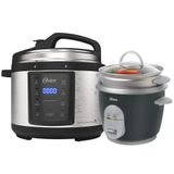 Kit Panela De Pressão E Panela Elétrica De Arroz Oster 220v