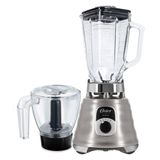 Kit Oster New Osterizer Liquidificador E Base Processadora Aço Escovado 110v