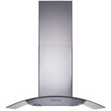Coifa De Ilha Cadence Gourmet Vidro Curvo 90cm 220v